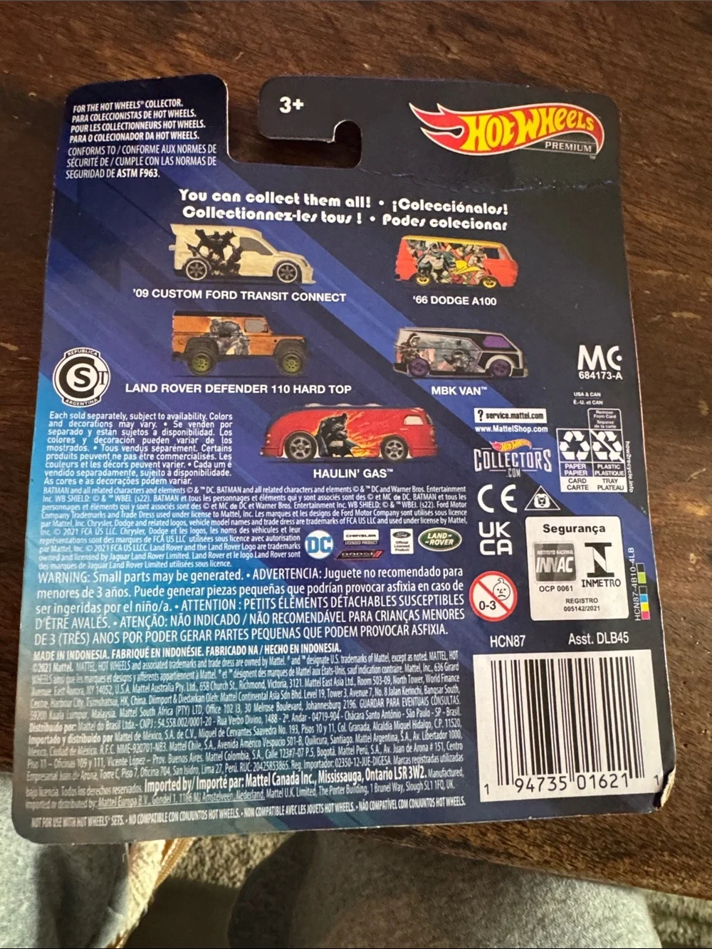 NIB Hot Wheels MBK Van - Gray with Purple Wheels